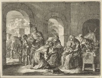 Aanbidding door de koningen