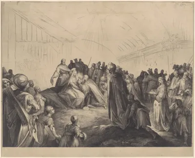 Aanbidding door de koningen
