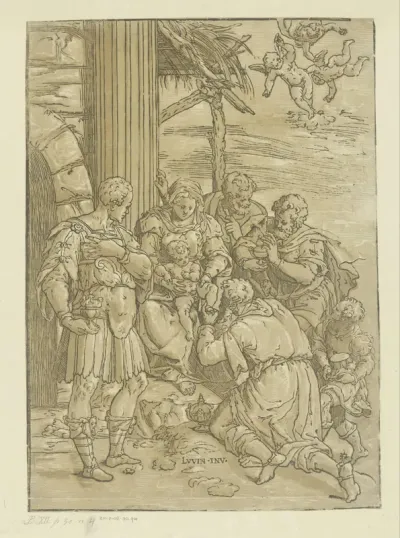Aanbidding door de koningen