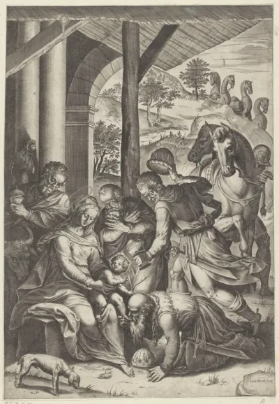Aanbidding door de koningen
