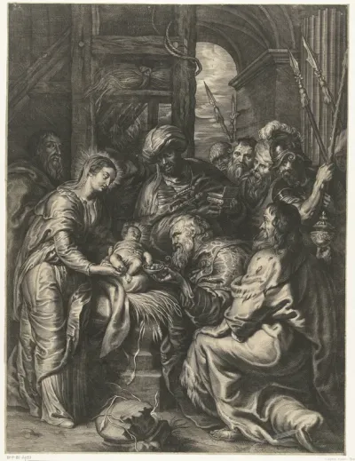Aanbidding van het Christuskind door de drie koningen