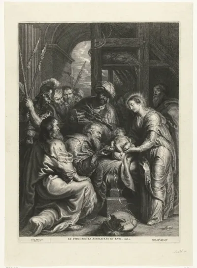 Aanbidding van het Christuskind door de drie koningen