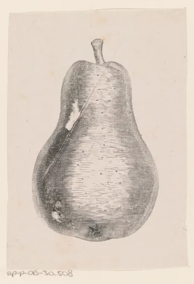 Aangetaste peer