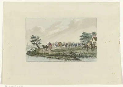 Aanhouding van de prinses bij Goejanverwellesluis, 1787