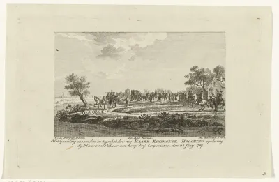 Aanhouding van de prinses bij Goejanverwellesluis, 1787