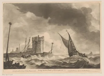 Aankomst in de haven van Vlissingen