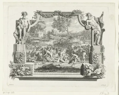 Aankomst van de Bataven hier te lande, ca. 55-10 v.C.