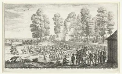 Aankomst van de graaf te Hemiksem, 1650