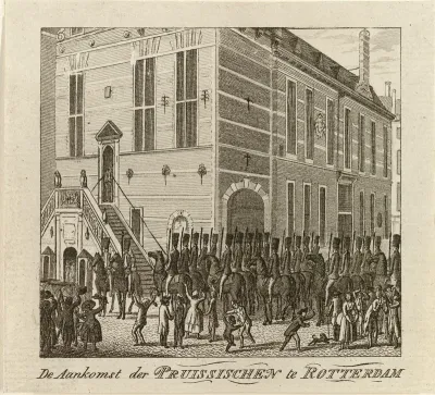 Aankomst van de Pruisen te Rotterdam, 1787