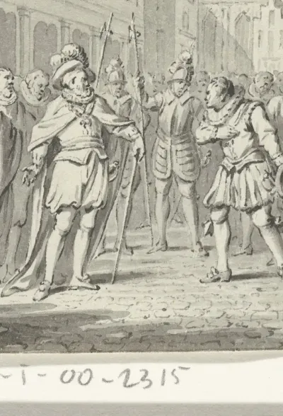 Aankomst van Filips II van Spanje te Brussel, 1555