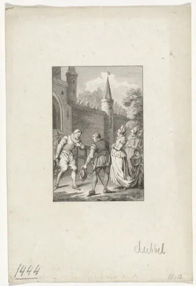 Aankomst van Isabella te Haarlem, 1444