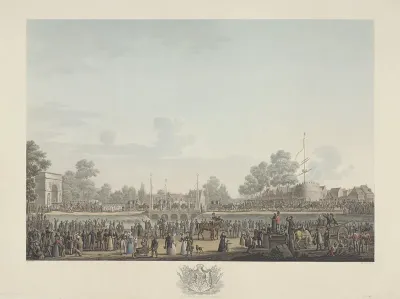 Aankomst van koning Willem I te Brussel, 1815