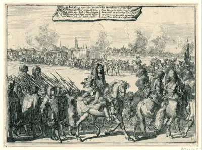 Aankomst van prins Willem III te Utrecht in april 1674