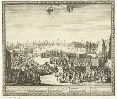Aankomst van Willem III en zijn vloot in Brixham