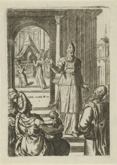 Aankondiging van de geboorte van Johannes