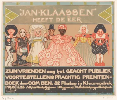 Aankondigingsblad van Jan Klaassen, 1903