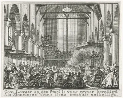Aanslag in de Waalse Kerk te Amsterdam, 1755