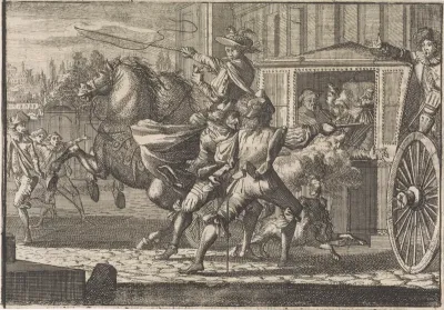 Aanslag op Nicolau Monteiro, prior van Cedofeita, in de straten van Rome