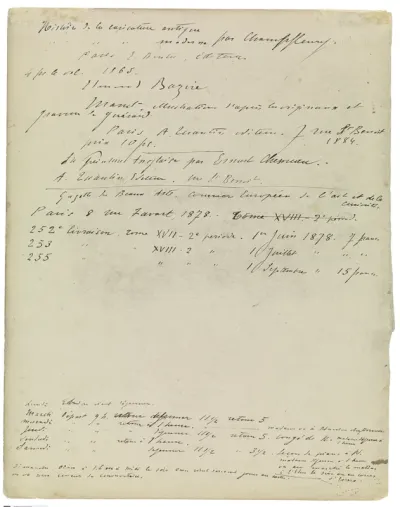 Aantekeningen van James Ensor