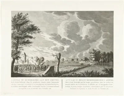 Aanval bij Ouderkerk aan de Amstel, 1 oktober 1787