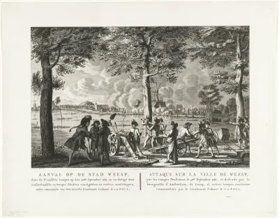 Aanval op de stad Weesp, 30 september 1787