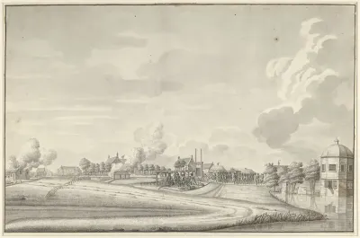 Aanval van de Pruisen onder de Hertog van Brunswijk op Amstelveen, 1 oktober 1787