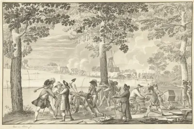 Aanval van de Pruisische troepen op Weesp, 30 september 1787