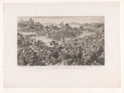 Aanval van het keizerlijke leger onder leiding van Pan-Ti op het leger van Dawaci