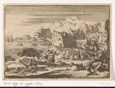 Aardbeving op Jamaica waarbij de stad Port Royal wordt vernietigd, 1692