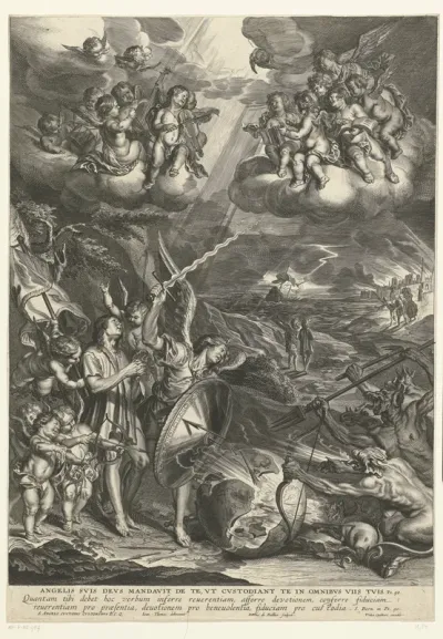 Aartsengel Michaël beschermt christen tegen Satan
