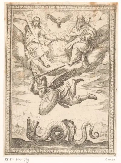 Aartsengel Michaël doodt de draak