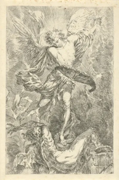 Aartsengel Michaël doodt de draak