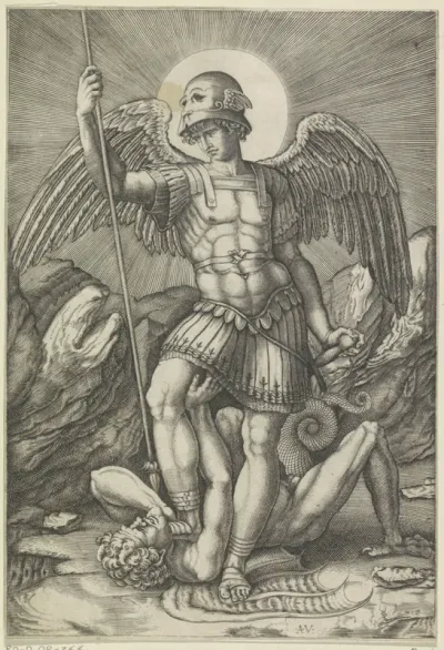 Aartsengel Michaël en de draak