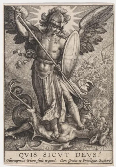 Aartsengel Michaël en de draak