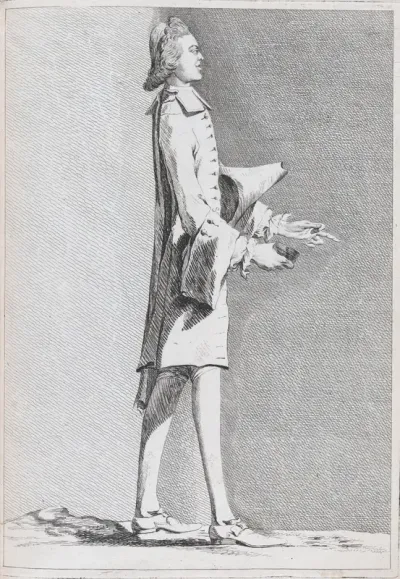 Abbot Emeric Brulon (?), pl. XI from "Recueil de caricatures"