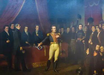 Abdication of Supreme Director Bernardo O'Higgins