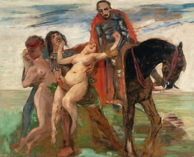 Abduction scene – Design (Rape of the daughters of Leucippus)
