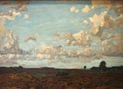 Abend auf der Heide