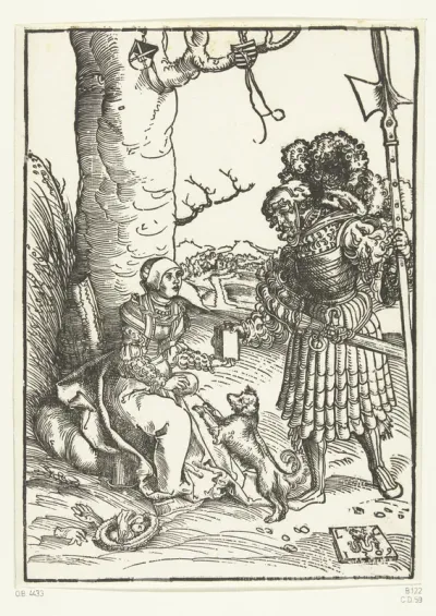 Abigaïl geeft David voedsel in de woestijn
