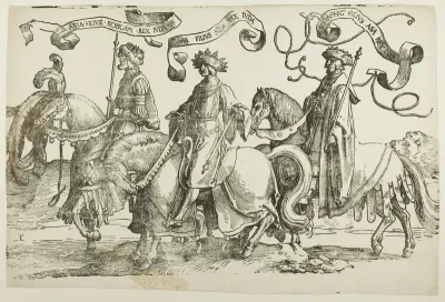 Abijah, Asa, Jehosafat, plate two, from The Twelve Kings of Israel