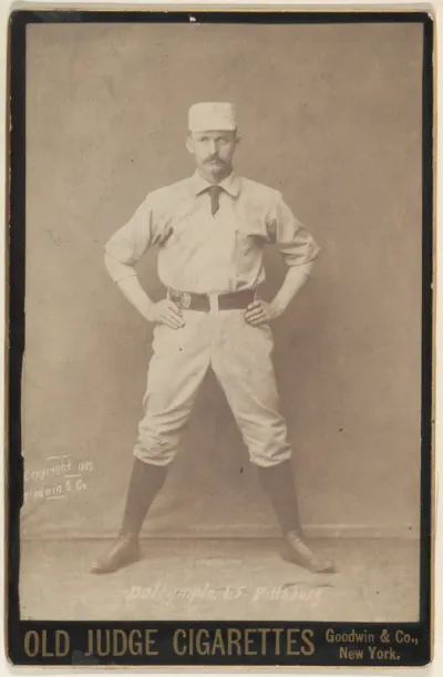 Abner Frank Dalrymple, Left Field, Pittsburgh, from the series Old Judge Cigarettes