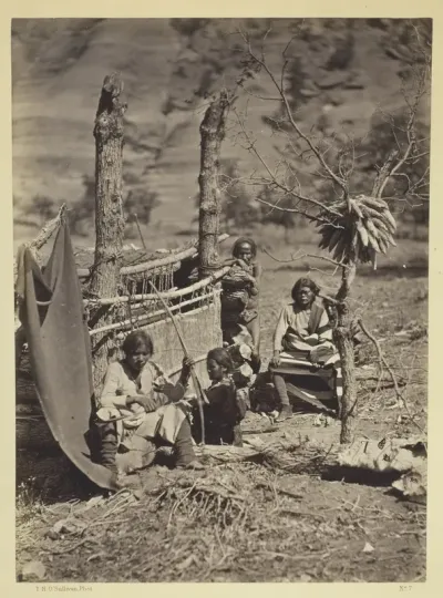 Aboriginal Life Among the Navajoe Indians, Near Old Fort Defiance, N.M.