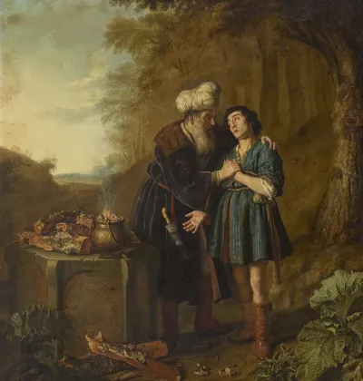 Abraham and Isaac before the Sacrifice
