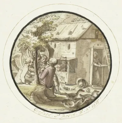 Abraham en de engelen