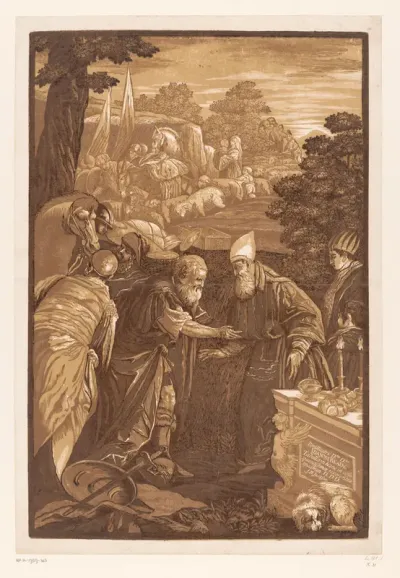 Abraham en Melchisedek