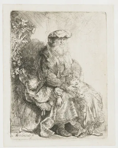 Abraham liefkoost Isaak