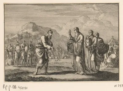 Abraham ontmoet koning Melchisedek
