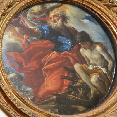 Abraham Preparing to Sacrifice Isaac