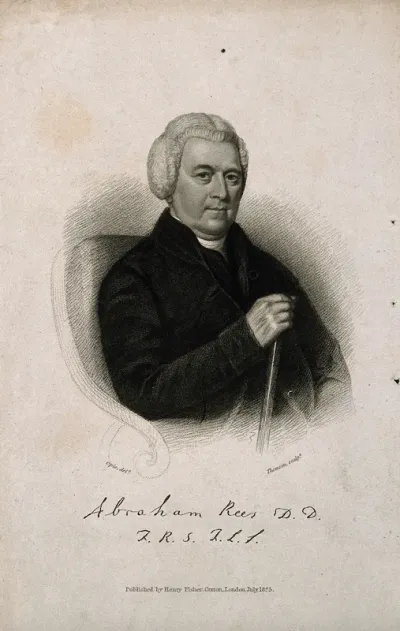 Abraham Rees. Stipple engraving by J. Thomson, 1825, after J. Opie