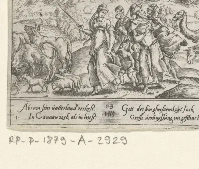 Abraham trekt naar Kanaän